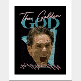 Golden God Retro Posters and Art